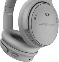 Bose QuietComfort Headphones - Wireless Bluetooth Headphones, Active Over Ear Noise Cancelling and Mic, USB-C Charging, Deep Bass, Up to 24 Hours of Playtime, Moonlight Grey - Limited Edition Color